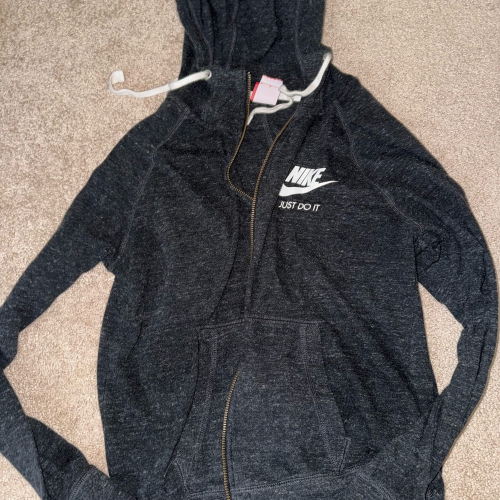 Nike Black Athletic Zip-Up Jacket